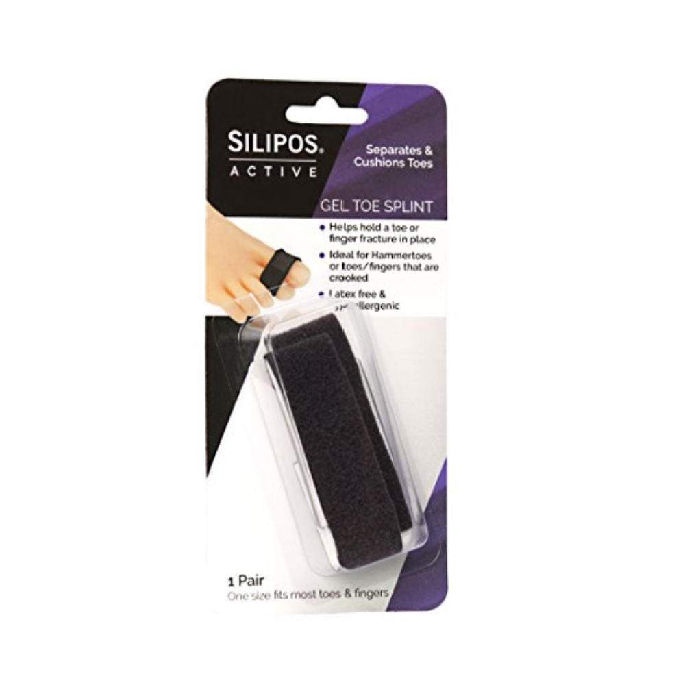 Silipos Active Gel Toe Splints (Pack of 2)