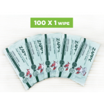 Zappy All Natural Biodegradable Food Contact Wipes 100 Pc Per Package