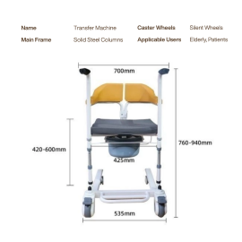 Transfer Chair For Patients Lift Hydraulic Transfer Chair With Commode 