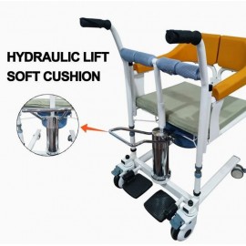 Transfer Chair For Patients Lift Hydraulic Transfer Chair With Commode 