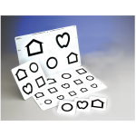 Lea SYMBOLS® Low Vision Chart