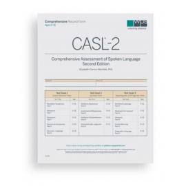(CASL-2) Comprehensive Assessment of Spoken Language, Second Edition