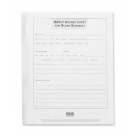 (RAVLT) Rey Auditory Verbal Learning Test