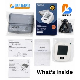 Omron EZ Power HEM-7183-C Blood Pressure Monitor | AC Adaptor + Medium Cuff 22-32cm