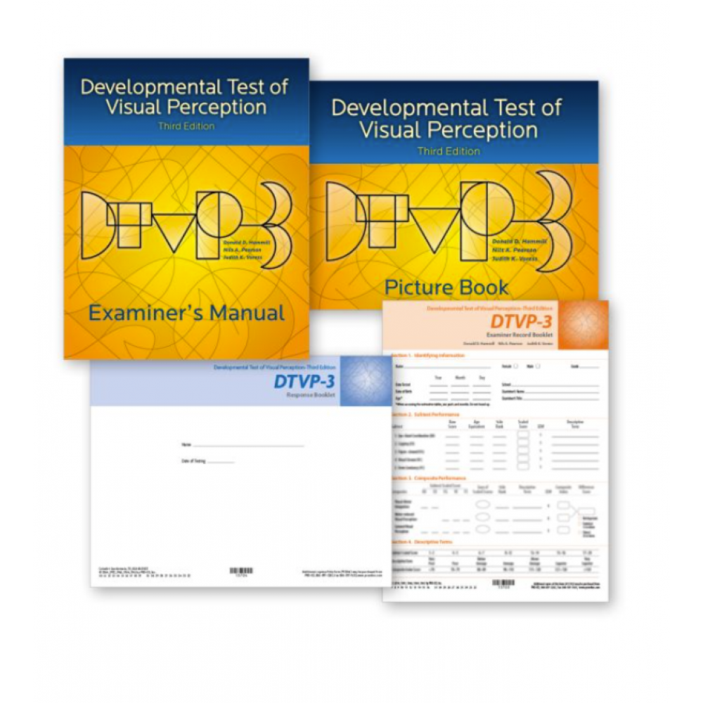 DTVP-3: Developmental Test of Visual Perception–Third Edition, Complete Kit