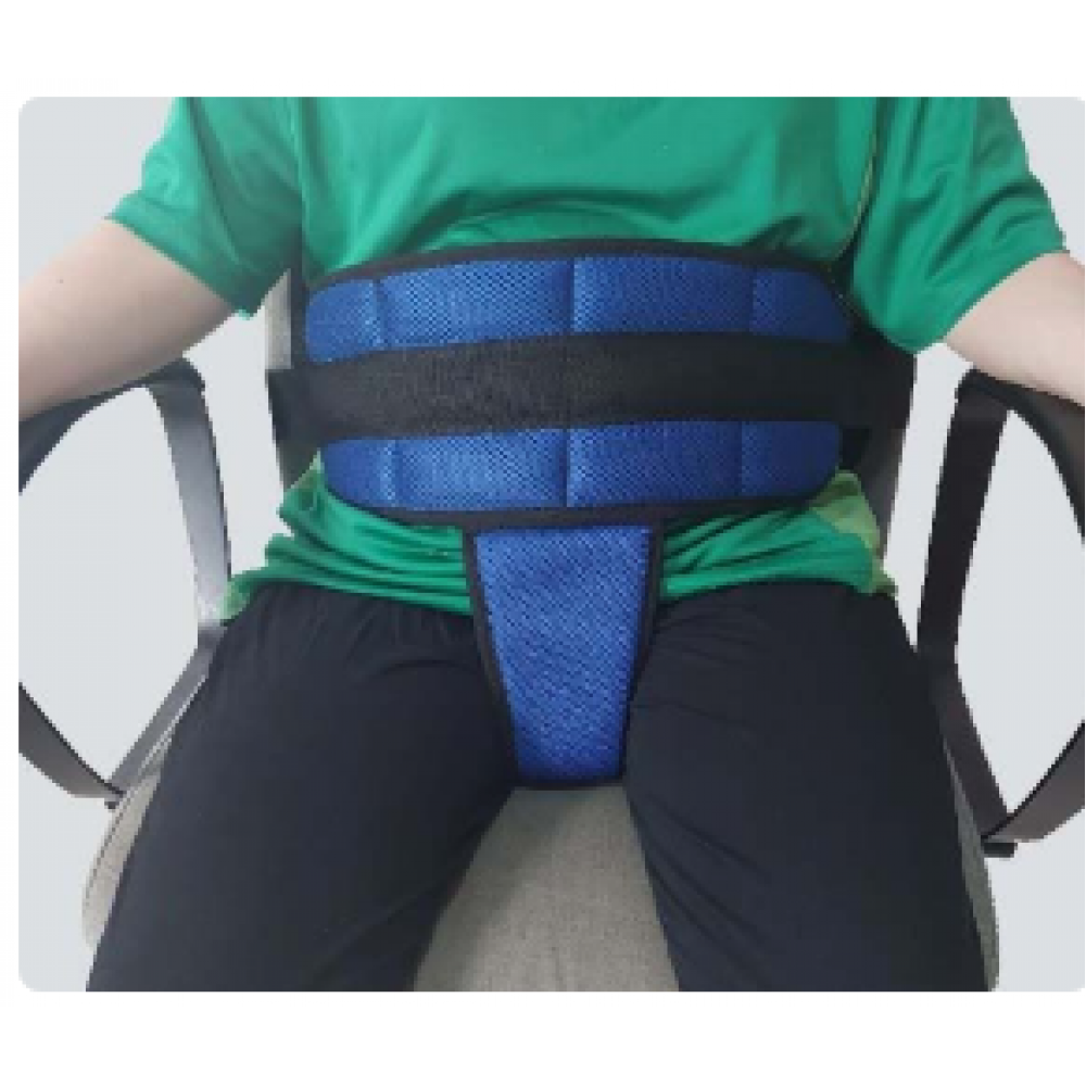 Fu Kang Restraining Seat Belt with Pommel Belt (Blue)