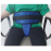 Fu Kang Restraining Seat Belt with Pommel Belt (Blue)