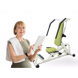 TURTLE GYM Isokinetic Shoulder Press, Lat Pull-Down & Leg Press