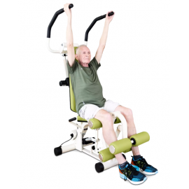 TURTLE GYM Isokinetic Shoulder Press, Lat Pull-Down, Leg Extension & Curl