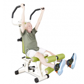TURTLE GYM Isokinetic Shoulder Press, Lat Pull-Down, Leg Extension & Curl