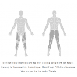 TURTLE GYM Isokinetic Leg Extension & Leg Curl