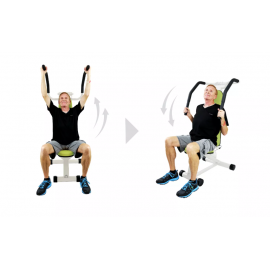  TURTLE GYM Isokinetic Shoulder Press / Lat Pull Down Training