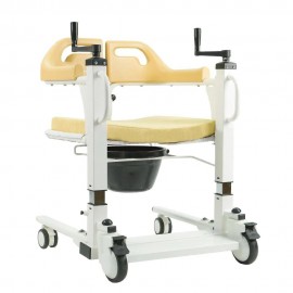 MoverTransfer Split Seat Shower Commode Transport Chair 