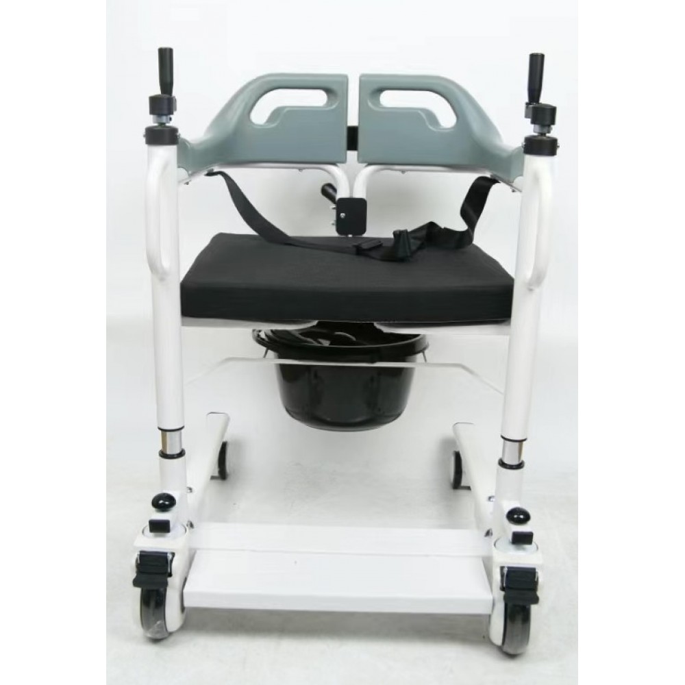 MoverTransfer Split Seat Shower Commode Transport Chair 