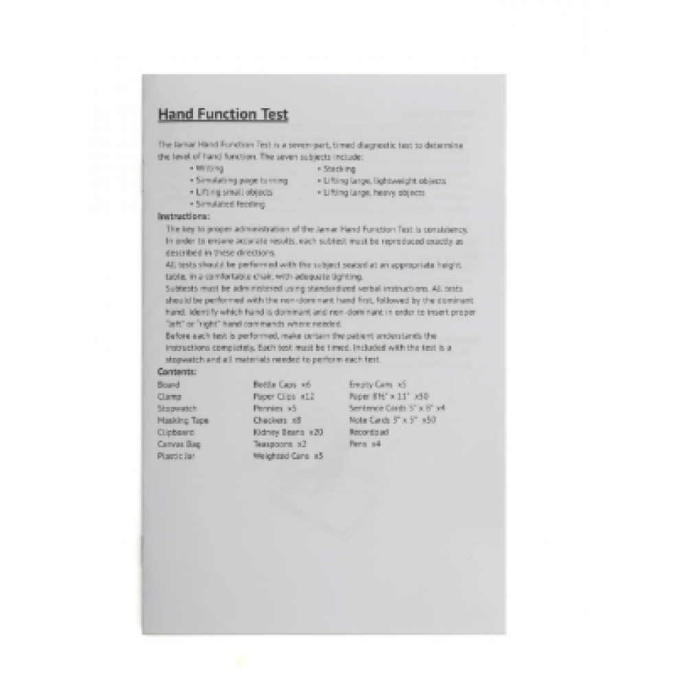 Jamar Hand Function Test - Fukang Online Store