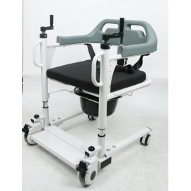 MoverTransfer Split Seat Shower Commode Transport Chair 