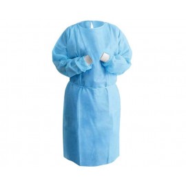Disposable Medical Clean Laboratory Isolation Cover Gown Surgical Clothes Blue