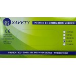 Safety Nitrile Examination Gloves (Powder-Free) – 100’s