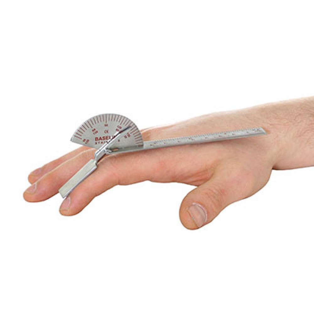 Baseline Finger Goniometer Metal Standard 6 inch Rangeof