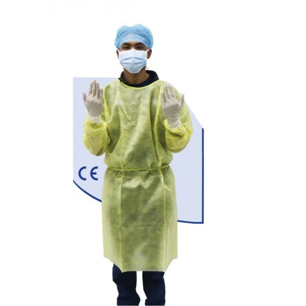 AAMI Level 4 Velcro Standard Reusable Surgical Gown – La Forma Med