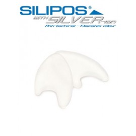 Silipos Gel Toe Separators Anti-Bacterial with Silver, Pkg of 15