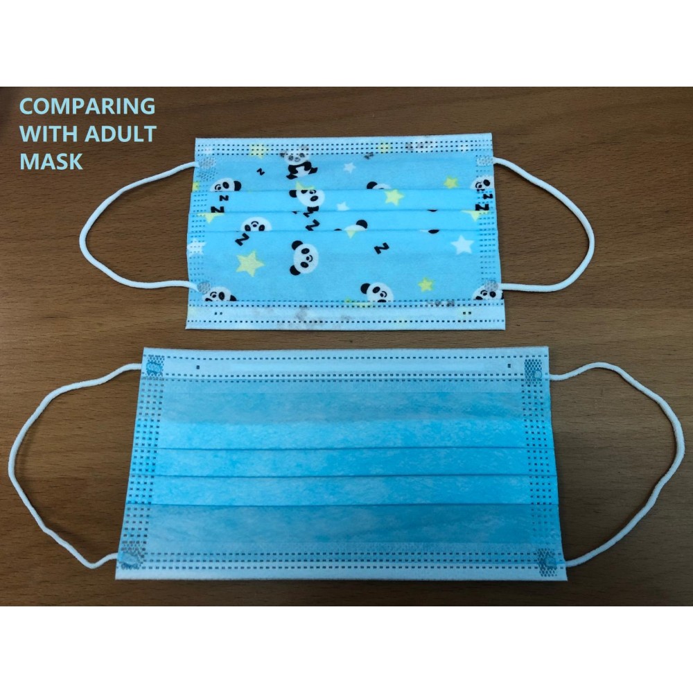 Accumed Baby Facemask, 25 Pieces / Child Mask | Disposable 3 Ply Face