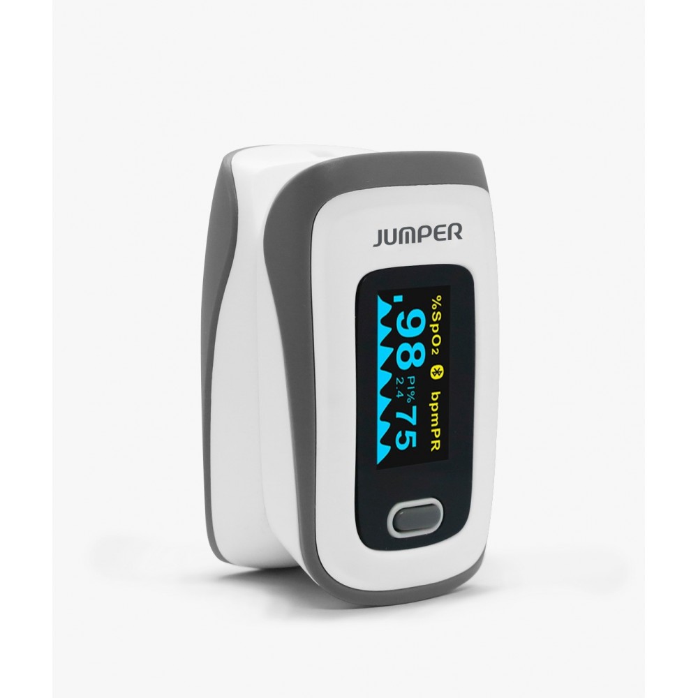 forhåndsvisning Tage en risiko Reporter JUMPER JPD-500F Bluetooth Fingertip Pulse Oximeter with OLED Display - Fu  Kang Healthcare Online Shop