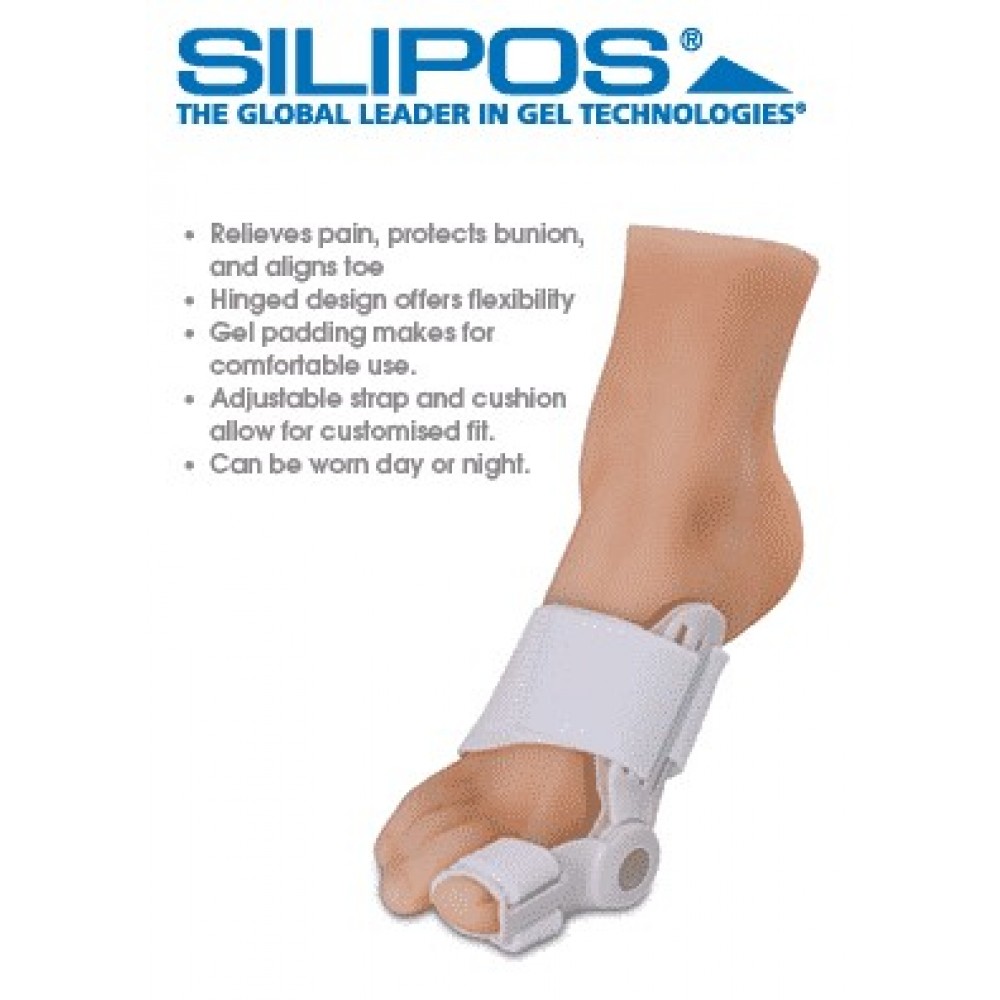 Silipos Day & Night Gel Bunion Aid Splint One Size