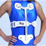 ACE Hyperextension Brace W/ Hinged Pubic Assembly & Pectoral Pads