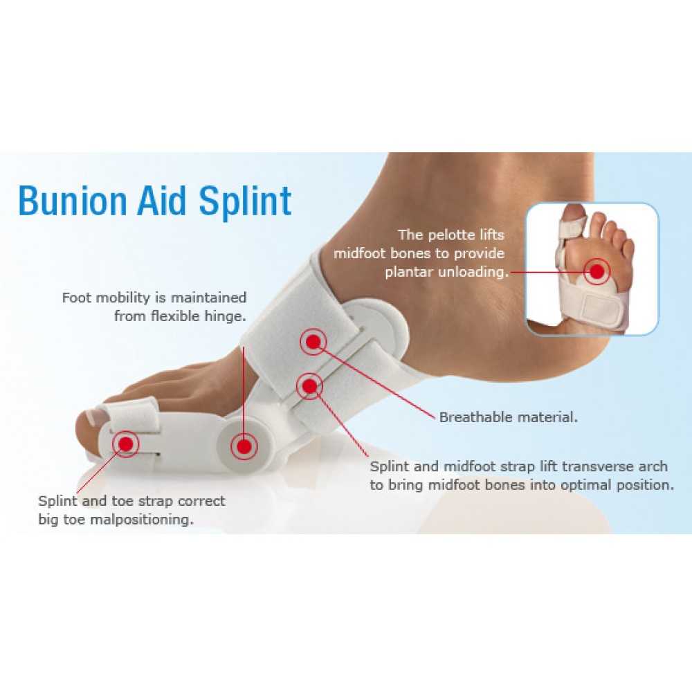 Hallufix Bunion Aid Splint Hallufix Singapore Hinged Bunion Aid