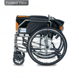 BION iLight Wheelchair Detachable 18'' with Tension Back (Quick Release Ver.)
