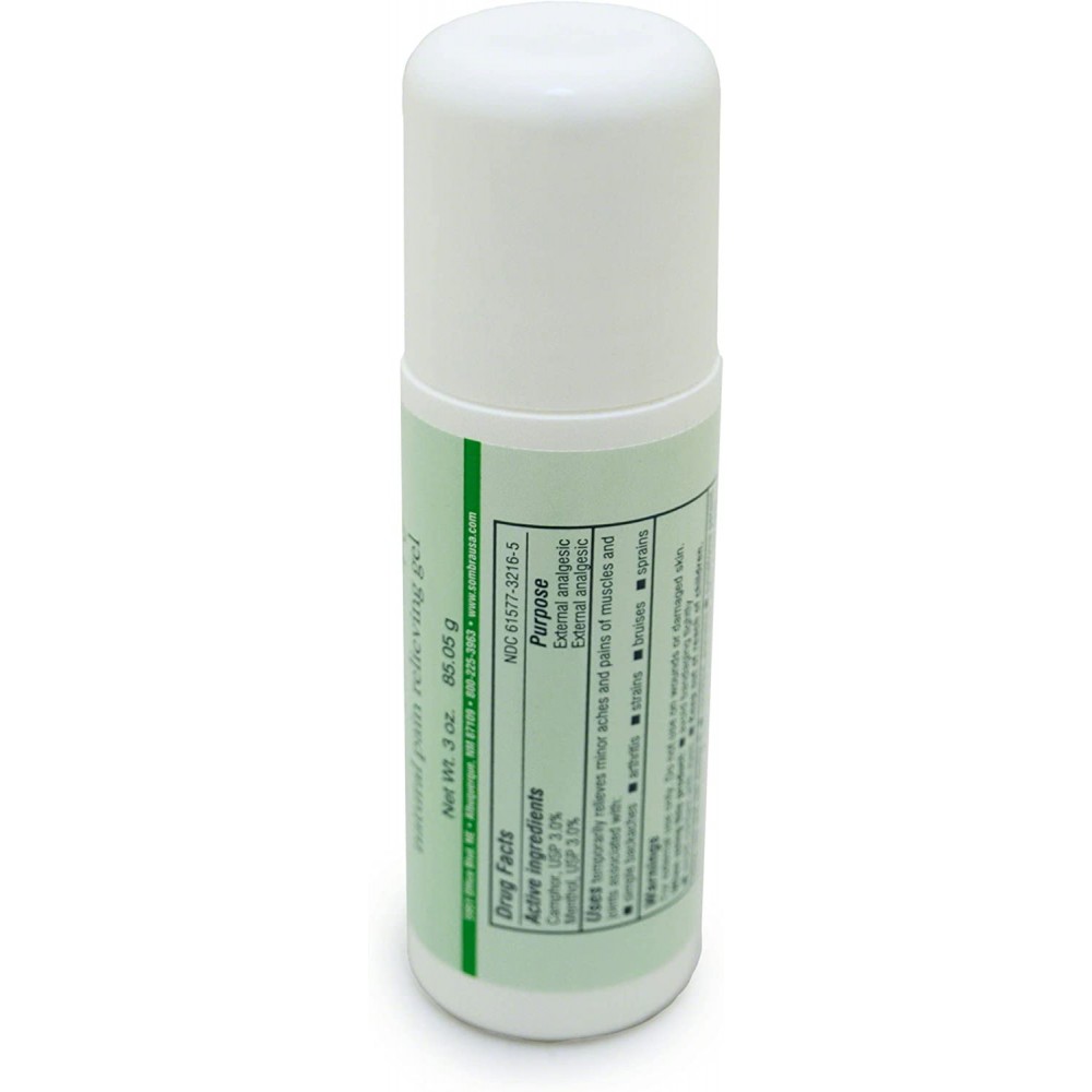 Sombra Warm Therapy Natural Pain Relieving Gel Roll On, 3Ounce Fu