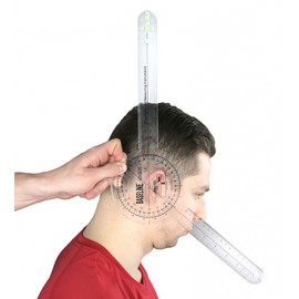 Baseline Plastic Absolute+Axis Goniometer - 360 Degree Head - 12 inch Arms