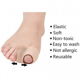 Silipos 92836 No-Slip Fabric Toe Spacer Pkt 4, Bunion Protector, Bunion Corrector