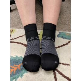 OS1st FS4 Plantar Fasciitis Sock Black Pkt 2