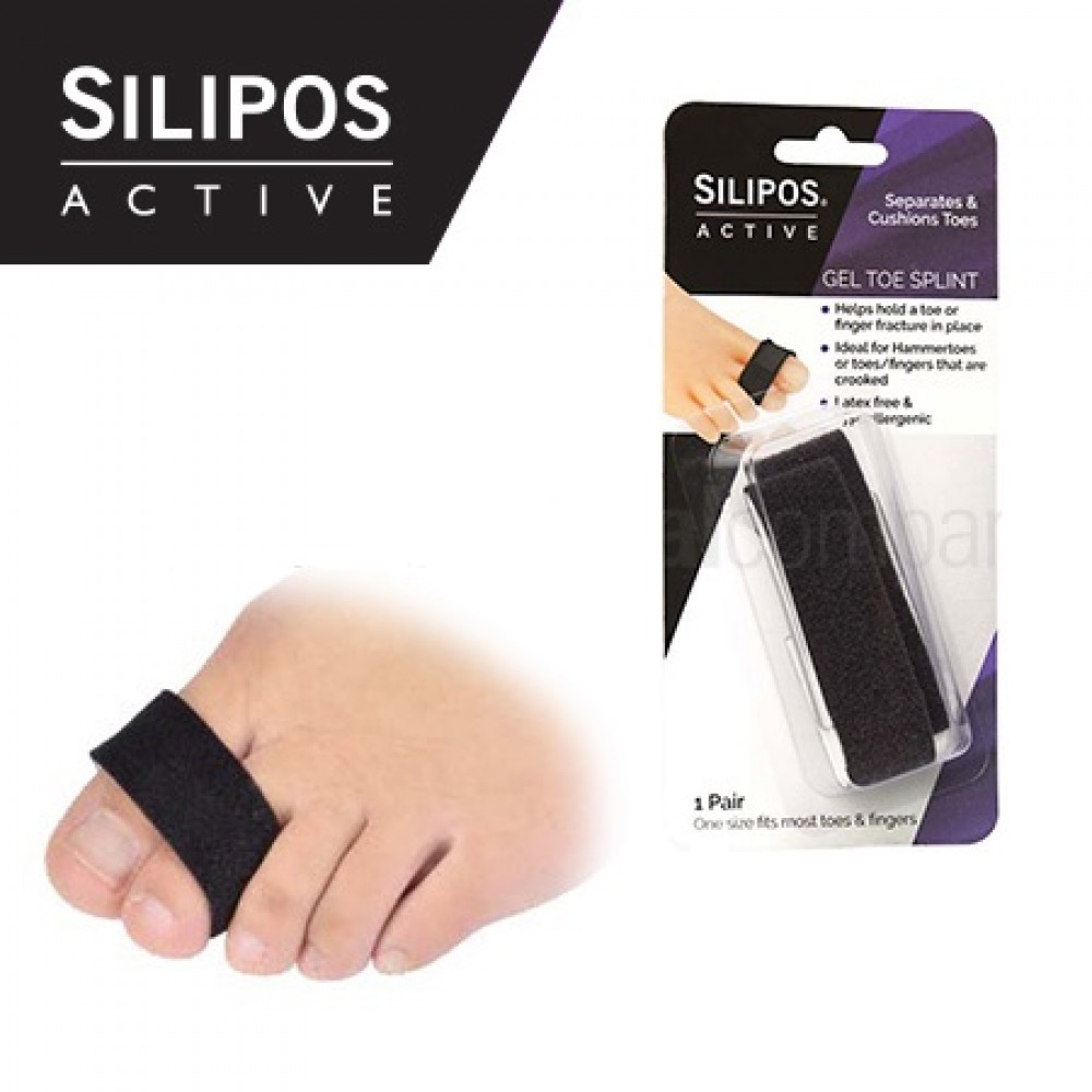 Silipos Active Gel Toe Splints Pkt 2
