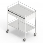 Stainless Steel Ward Trolley (Rt) – 1 Drawer