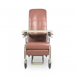Geriatric Chair Reclining Mobile Drop Armrest 