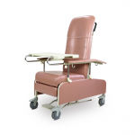 Geriatric Chair Reclining Mobile Drop Armrest 
