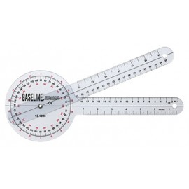Baseline® Plastic Goniometers - 360 Degree Head - 12 inch Arms