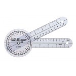 Baseline Plastic Goniometer - 360 Degree Head - 8 inch Arms