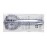 Baseline Plastic Goniometer - 360 Degree Head - 8 inch Arms