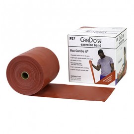 CanDo Low Powder Exercise Band 50 Yard Roll