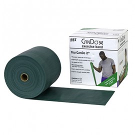 CanDo Low Powder Exercise Band 50 Yard Roll