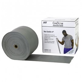 CanDo Low Powder Exercise Band 50 Yard Roll