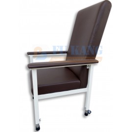 Epoxy Geriatric Chair, Height Adjustable with High Backrest