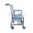 Mobile Commode Shower Chair With Detachable Arms & Footrest