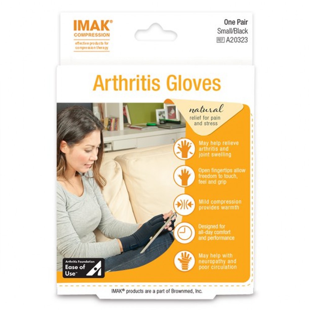 IMAK Compression Arthritis Gloves Help With Pain & Swelling Joints