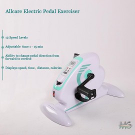 Allcare Electric Pedal Exerciser, Electrical Powered Automated Station Bike for Upper and Lower Limbs