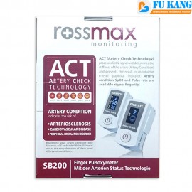 Rossmax Fingertip Pulse Oximeter with Blood Vessel Blockage Level Indicator- SB200
